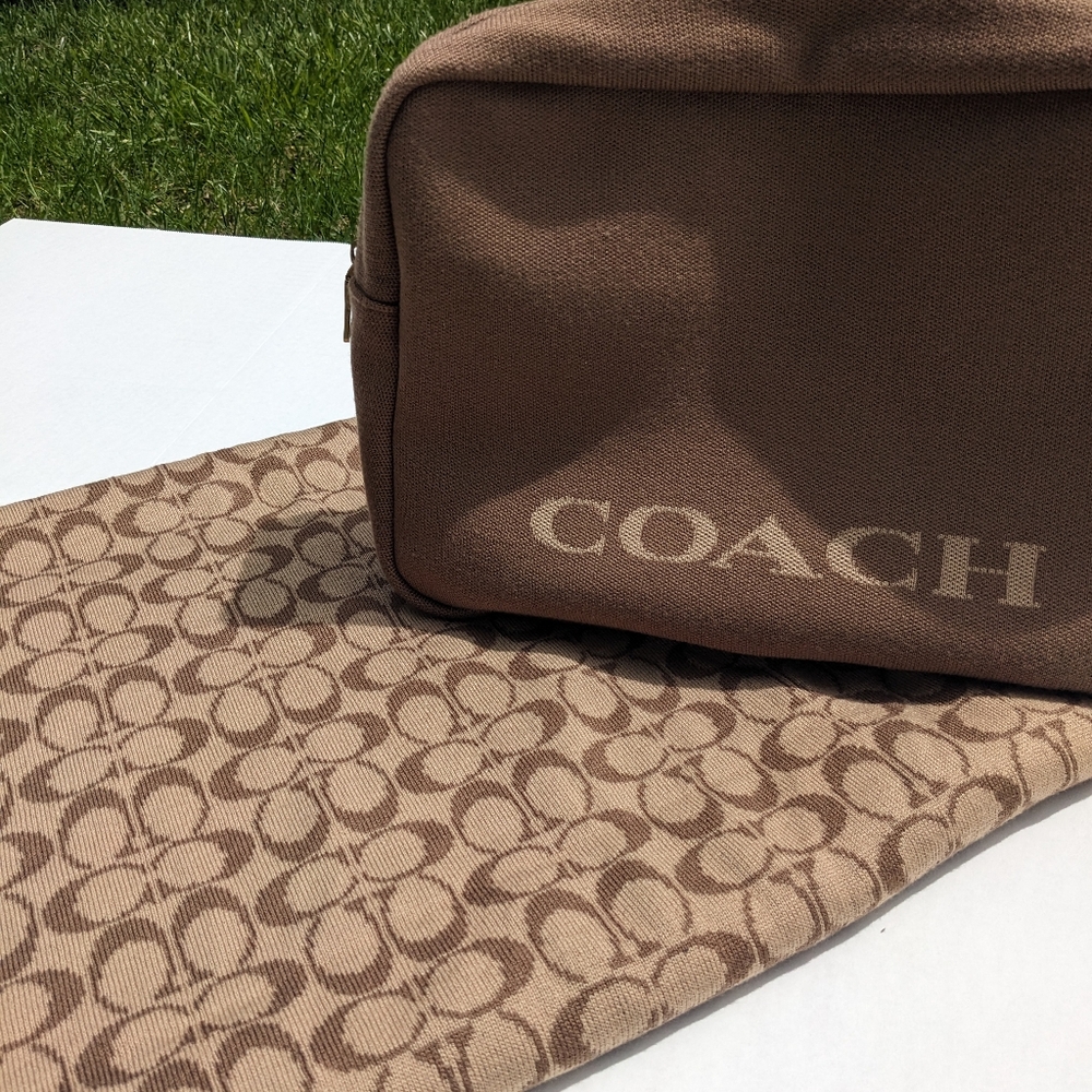Coach Reversible Scarf & Bag